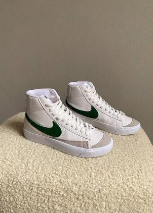 Кросівки blazer mid 77 vintage green кроссовки