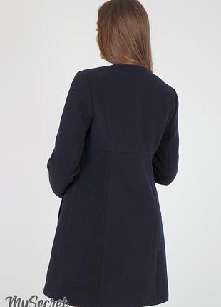 Гарне пальто для вагітних з кашеміру6 фото