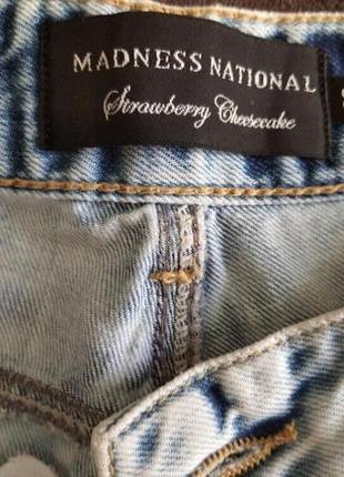Стильные джинсы,штаны,р.26,madness national6 фото