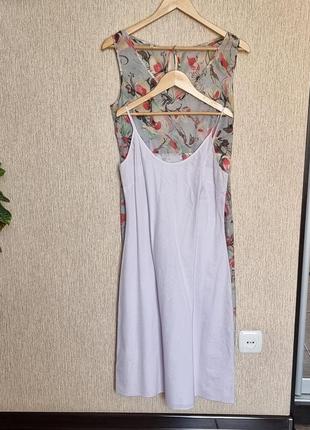 Воздушное платье laura ashley, оригинал, натуральный шёлк и хлопок4 фото