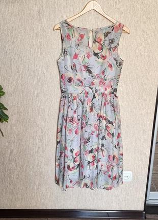Воздушное платье laura ashley, оригинал, натуральный шёлк и хлопок2 фото