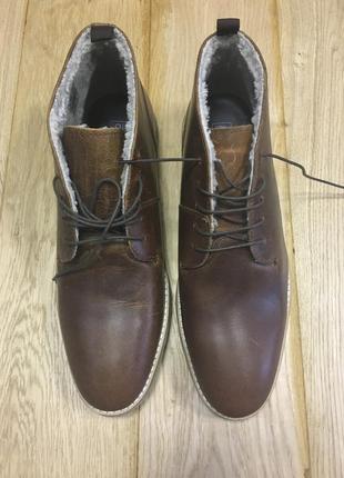 Ботинки asos desert boots in tan leather