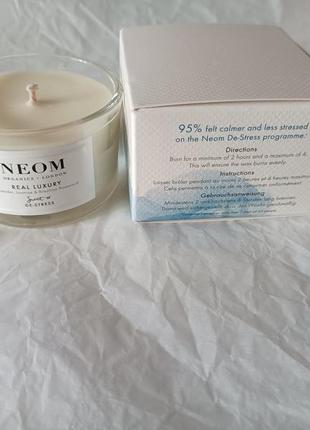 Neom real luxury scented candle ароматическая свеча, 75 гр.