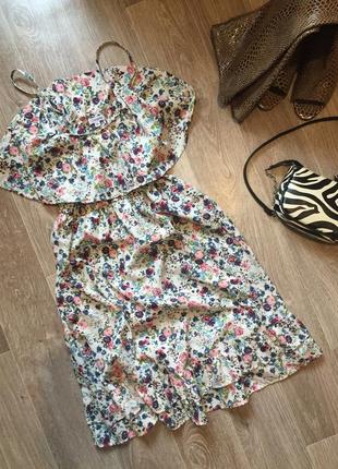 Сукня (плаття) в квітковий принт