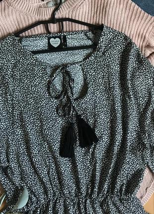 Блуза блузка леопардовая р.s5 фото