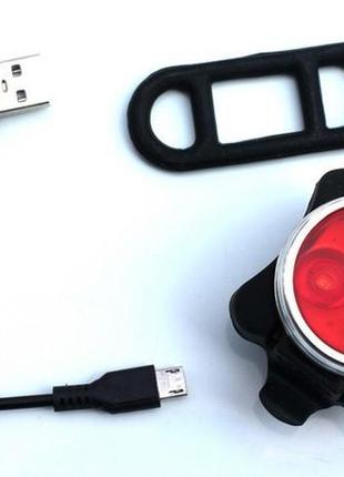 Фонарь мигалка для велосипеда, usb заряд