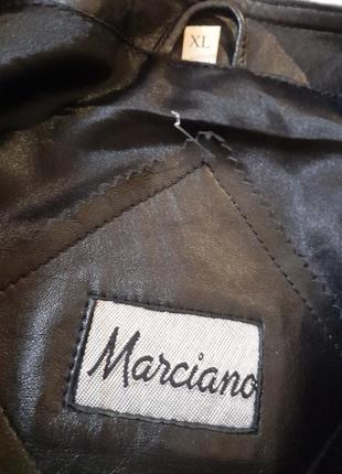 Шкіряна куртка жакет кожаный пиджак двубортная косуха хл7 фото
