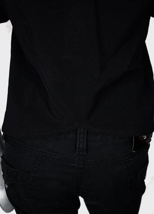 Atmosphere чорний топ, асиметрична футболка з відкритими плечима6 фото