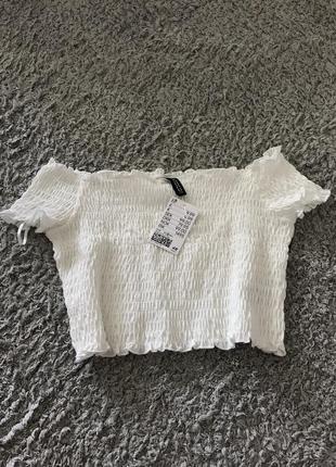Топ резинкою h&m