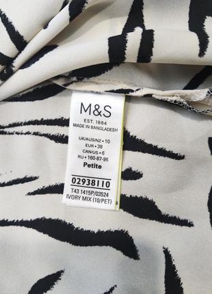 M&s жіноча майка, топ c принтом зебри zebra print6 фото