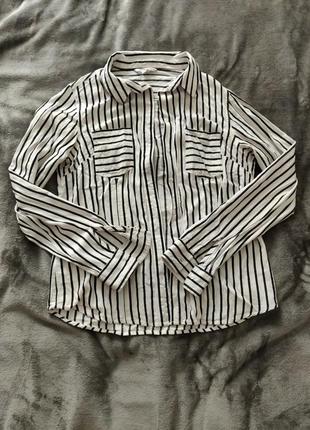 Сорочка сорочка в смужку, розмір s-m1 фото