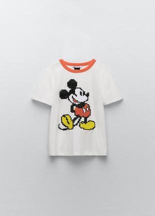 Футболка mickey mouse zara розмір s ,м оригінал нова колекція6 фото