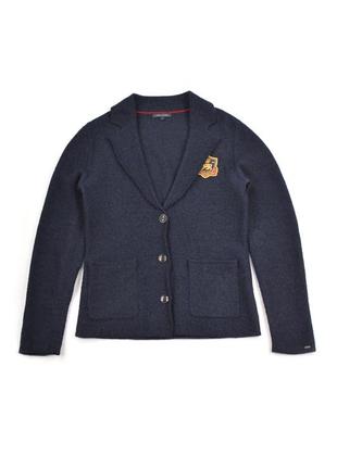 Вовняний кардиган светр tommy hilfiger mcmlxxxv wool cardigan