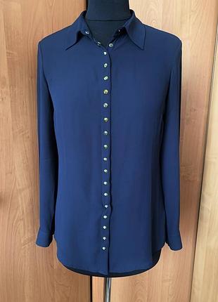 Блузка рубашка из шифона размер 34