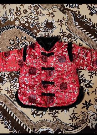 Куртка розмір 92-98 пальто шуба еврозима демисезонная зимняя