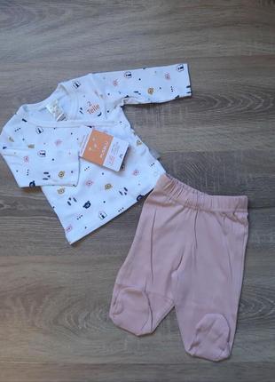 Набор для новорожденных, распашонка штаны для малышей2 фото