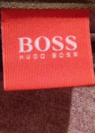 Светло-кофейная кофточка hugo boss, короткий рукав, большой вырез2 фото