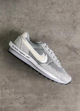 Кросівки жіночі nike ld waffle sf sacai fragment grey/кросівки жіночі найк лд сакаї9 фото