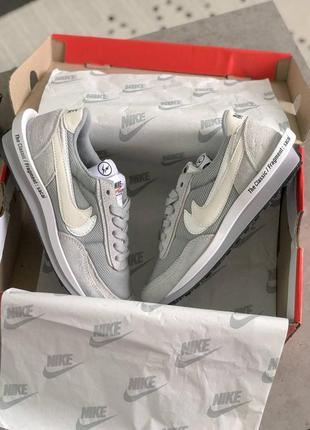 Кросівки жіночі nike ld waffle sf sacai fragment grey/кросівки жіночі найк лд сакаї5 фото