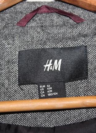 Брендовый пиджак с накладными карманами h&m5 фото