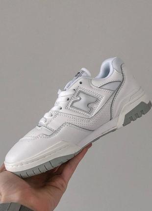 Кросівки жіночі new balance 550 white grey/кроссовки женские нью беланс 5503 фото