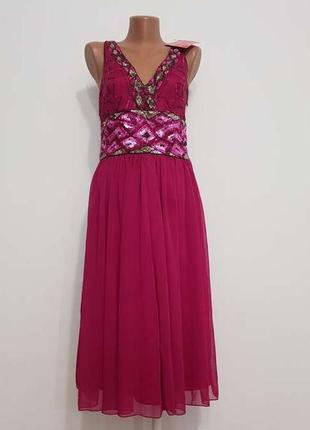 Сарафан amara, с блестками, размер 36. m. новый!