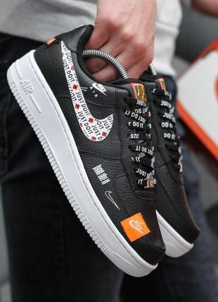 nike air force 1 low just do it black white 2 2150 100208278