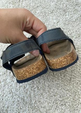 Босоножки сандалии на липучке пробковая подошва босоніжки сандаліі на липучці3 фото