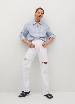 Білі джинси mango2 фото
