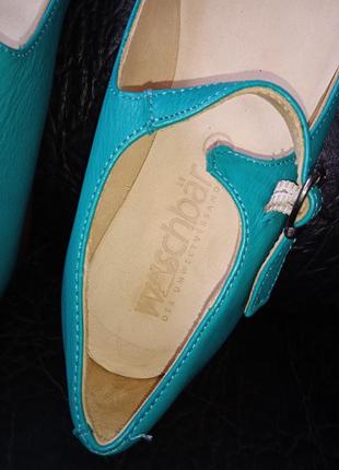 Waschbar испания натуральная кожа кожаные туфли на ремешке5 фото