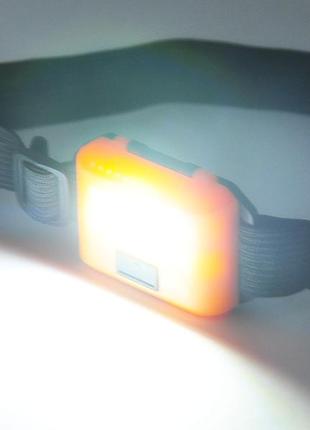 Ліхтар налобний x-balog bl-t89 orange6 фото