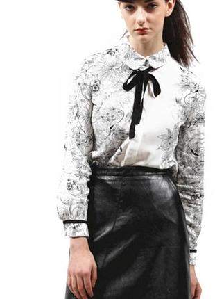 Кожаная юбка