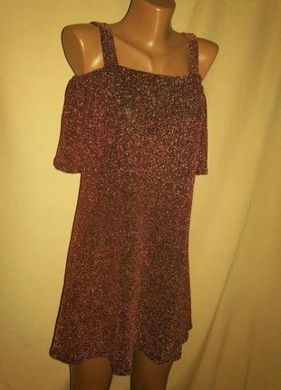 Сукня з люрексом new look р-р6