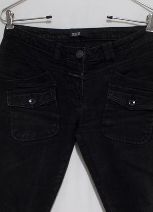 Укорочені джинси завужені чорні миті w27 *closed* 'bakerloo'2 фото