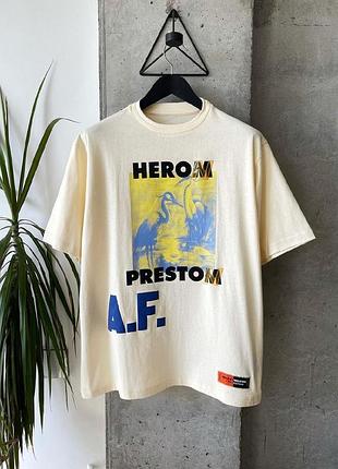 Футболка heron preston беж