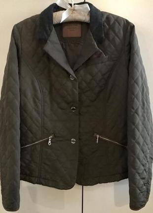 Стёганная куртка пиджак massimo dutti, p. m /38