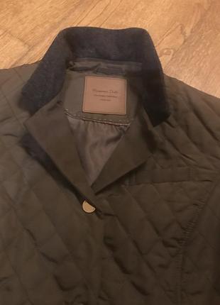 Стёганная куртка пиджак massimo dutti, p. m /384 фото