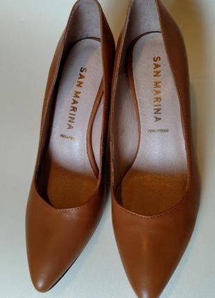 Туфлі san marina жіночі, нові, шкіряні, 36  розмір.2 фото