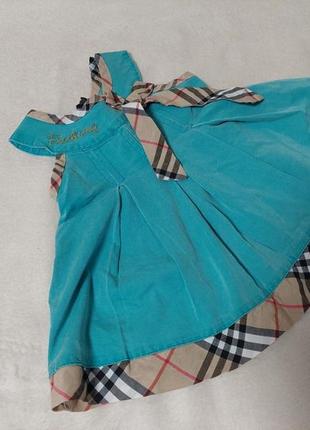 Burberry плаття для дівчинки на 3-9 міс підійде1 фото
