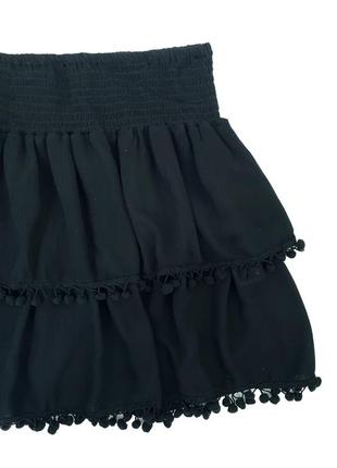 Летняя юбка с помпонами hunkemoller, l, xl9 фото