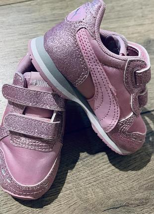 Яскраві кросівки з гліттером puma cabana  racer glitz (оригінал)