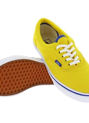 Оригінал кросівки снікерси легкі тканинні жовті низькі vans era unisex розмір 38,5