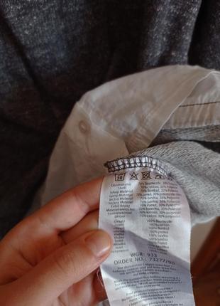Оверсайз світшот реглан з імітацією блузки бренду janina3 фото