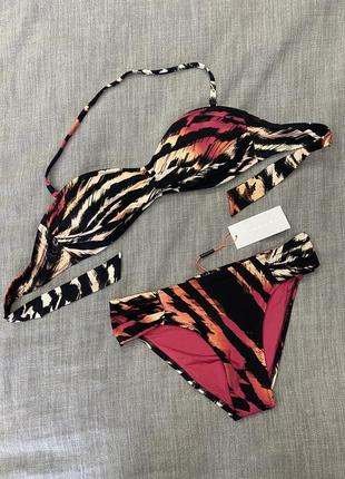 Новый купальник zingara принт тигр
