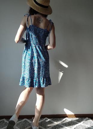 Сарафан сукня в квітковий принт topshop l m6 фото
