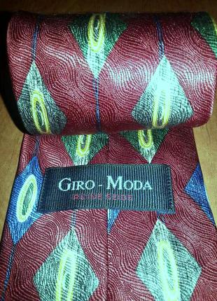 Шовковий галстук від giro moda, італія2 фото