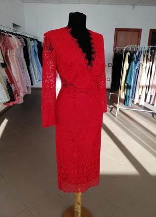 Ексклюзивна мереживна сукня преміум колекції