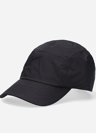 Кепка rains 5-panel nylon black cap