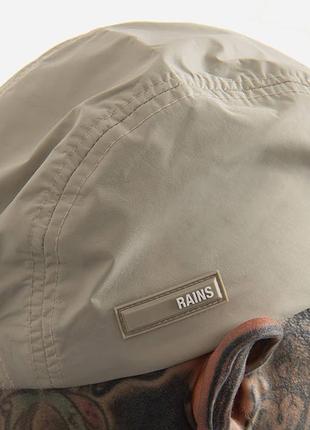 Кепка rains 5-panel nylon cap cement5 фото