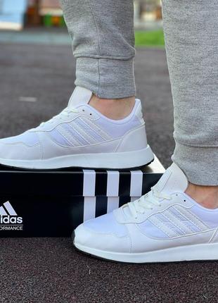 Неперевершені кросівки adidas у білому кольорі6 фото